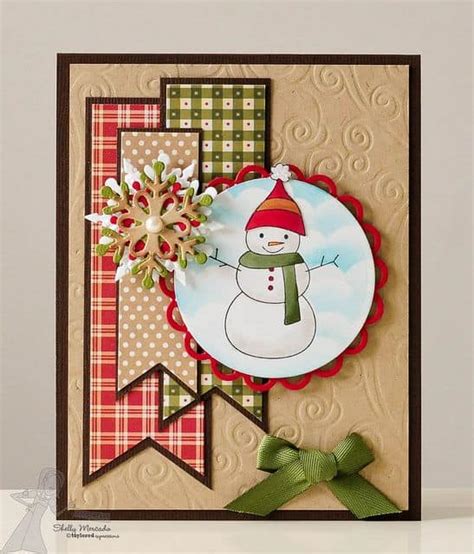 creative diy christmas cards  winter homesthetics inspiring ideas