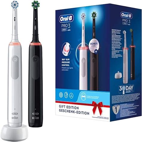Oral B Pro 3 3900 Electric Toothbrushelectric Toothbrush Twin Pack