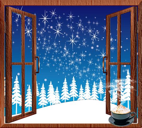 Christmas Window Snow Winter Free Image On Pixabay