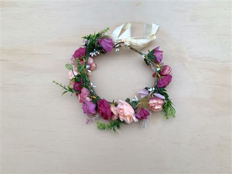 Hd0.14a beautiful young woman outdoors in the countryside surrounded by flowers. Lillian Girls Flower Crown | Lacey Store - A Little Lacey