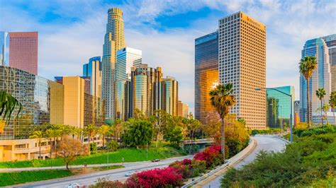 Buildings Under Blue Sky In Los Angeles 4k Hd Travel Wallpapers Hd