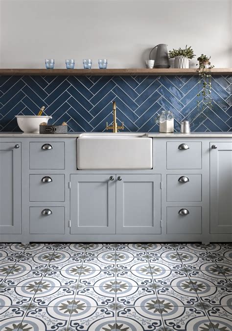 A Kitchen To Admire Our Havana And Poitiers Tiles Perfectly Combine To
