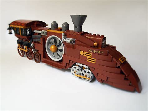 Steam Locomotive1 Steampunk Lego Lego Creative Lego Sculptures