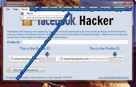 Facebook password recovery (version 5.4.1.1) is available for download from our website. Free Download Latest Version Premium software: Facebook ...