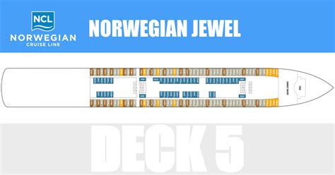 Norwegian Jewel Deck 5 Activities Deck Plan Layout