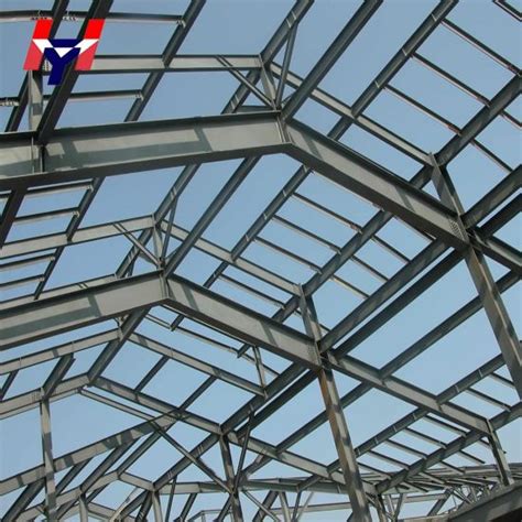 China Sloping Roof Space Frame Sing Slope Steel Beams Structure