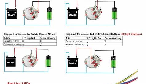 5 pin momentary switch wiring diagram