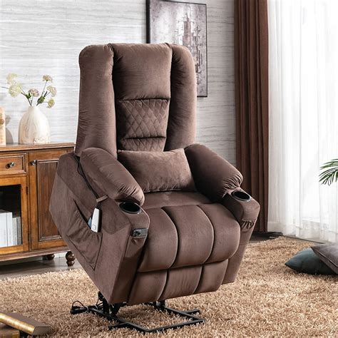 buy samery power recliner chair with massage and heat electric reclining ergonomic lounge sofa