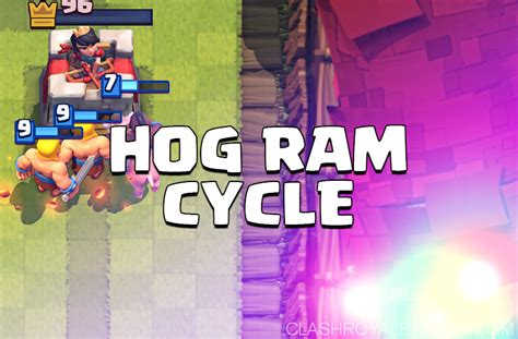 Battle Ram Hog Rider Cycle Deck For Arena 8 Clash Royale Guides