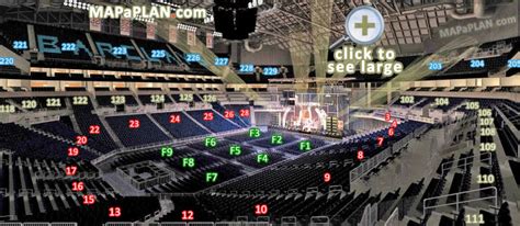 Barclays Center Brooklyn Nets And Concerts Seat Numbers Detailed Seating
