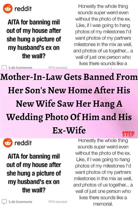Mother In Law Gets Banned From Her Son S New Home After His New Wife Saw Her Hang A Wedding