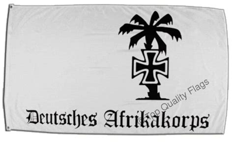 Germany Afrika Korps Flag Banner 90x150cm 5ftx3ft For Sale