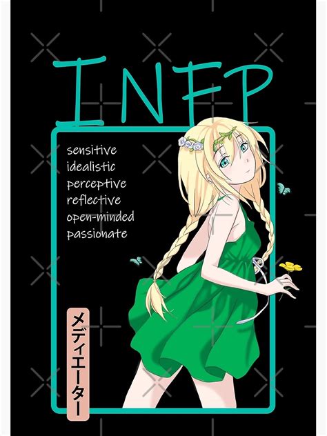Infp Anime Girl Dark Poster For Sale By Shinjikundesign Redbubble