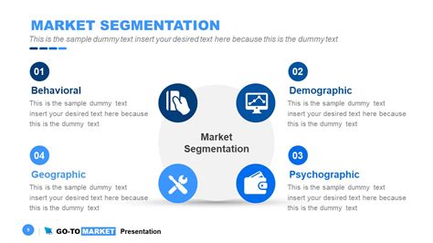 Consumer segmentation slide accounts for the drift in market preferences that slowly changes the face of consumer demand. Market Segmentation PowerPoint Diagram - SlideModel