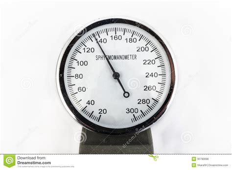 Analog Sphygmomanometer Royalty Free Stock Photos - Image: 30790698