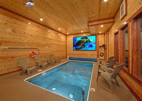 Brand New Luxury Cabin With Private Indoor Pool And Theater Updated
