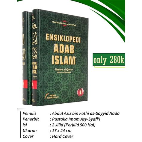 Jual Ensiklopedi Adab Islam Pis Shopee Indonesia