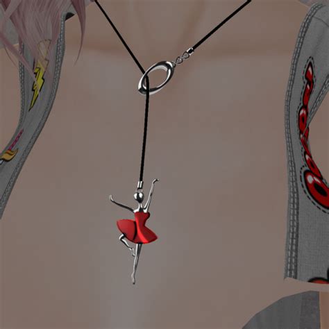 Second Life Marketplace Ballerina Necklace With Mama Allpa Indicator