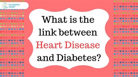 What Is The Link Between Heart Disease And Diabetes Youtube