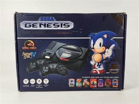 Atgames Sega Genesis Flashback Hd Console In Box 857847003837 Ebay