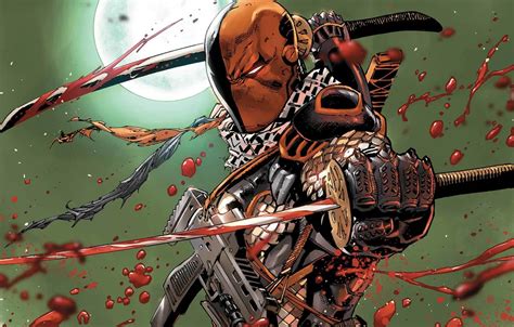 Wallpaper Swords Dc Comics Mercenary Slade Wilson Deathstroke