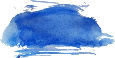 Blue Watercolor Splash Banner On Transparent Background Png Similar Png