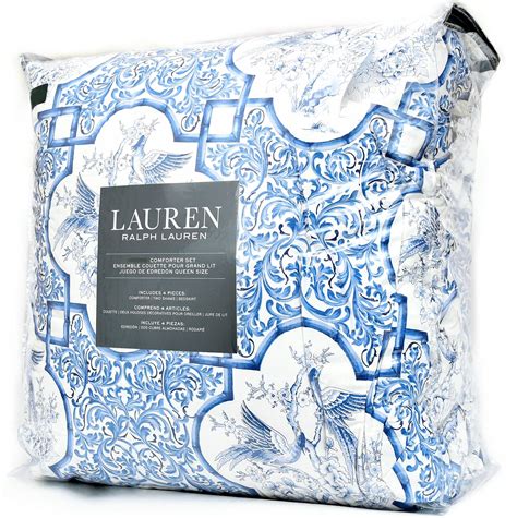 Ralph Lauren Chinoiserie Chic 4pc All Season Comforter Set Tamarind