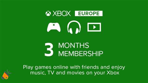 ¡oportunidad Suscripción Xbox Live Gold 3 Meses Por Solo 6€