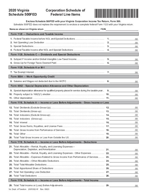 Virginia 500 Instructions 2020 2024 Form Fill Out And Sign Printable