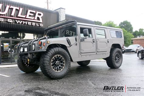 Hummer H1 With 18in Black Rhino Razorback Wheels Exclusively From