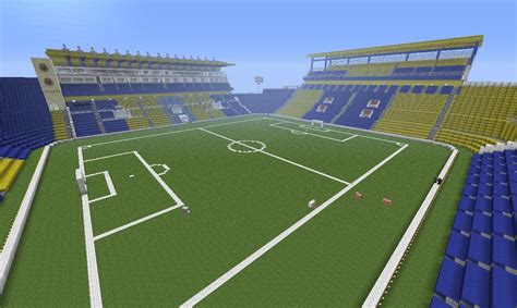 Címvédő spanyol villarreal labdarúgócsapata lemondta az új bozsik . Villarreal C.F Football Stadium Minecraft Project