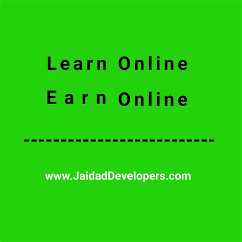 Learn online earn online | Online learning, Online earning ...