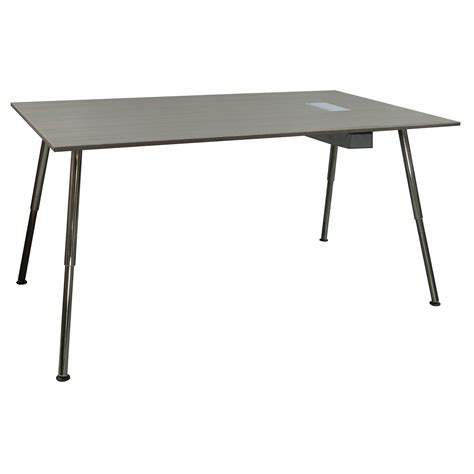 Vbestlife height adjustable side table with detachable wheels end table c table snack table computer laptop workstation bed table coffee tray desk with storage for small spaces, sofa, couch,bedside. Ikea Galant Used 44x77 Adjustable Height Table, Gray and ...