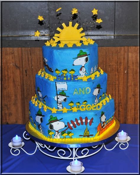 Cub Scouts Blue And Gold Cake