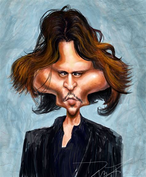 Johnny Depp Celebrity Caricatures Funny Caricatures Caricature Artist