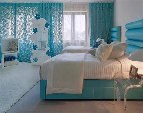Weiss grau turkis schlafzimmer schlafzimmer. Türkise Vorhänge-frische Farbe im Raum - fresHouse