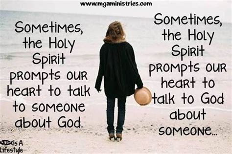 Listen To The Holy Spirit And Obey Its Prompting I Love The Lord