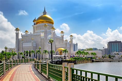 Sultan Omar Ali Saifuddien Mosque Brunei Darussalam Asean Science