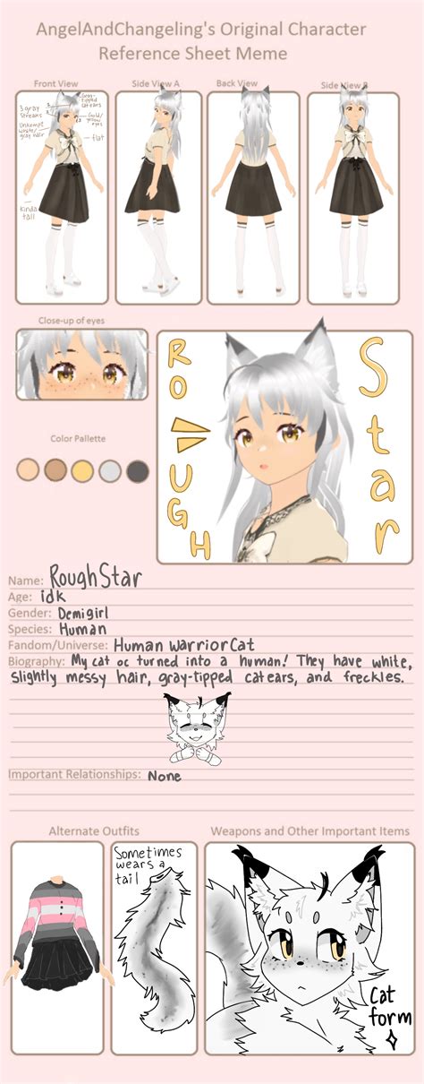 Character Reference Blank By Angelandchangeling On Deviantart