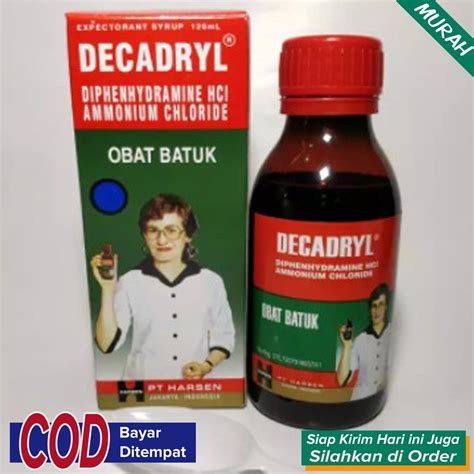 Jual Obat Batuk Asma Sesak Nafas Gatal Tenggorokan Mengeluarkan Dahak Yg Kental Dekadril Sirup