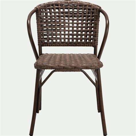 Les offres chaise de jardin dans les catalogues alinéa. Chaise de jardin en aluminium brun - BOLZANO - chaise de ...