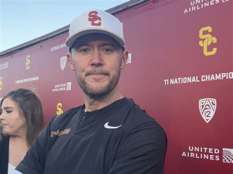 Watch Lincoln Riley Interview After Uscs Tuesday Practice Of Ucla