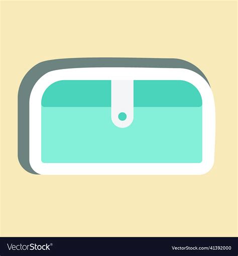 Sticker Purse Simple Good For Prints Royalty Free Vector