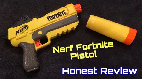 Nerf x fortnite rocket launcher bazooka blaster gun epic games. Honest Review: Nerf Fortnite Pistol - YouTube