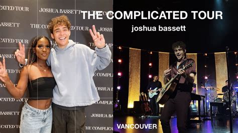 Joshua Bassett Concert Vlog The Complicated Tour Vancouver 2023