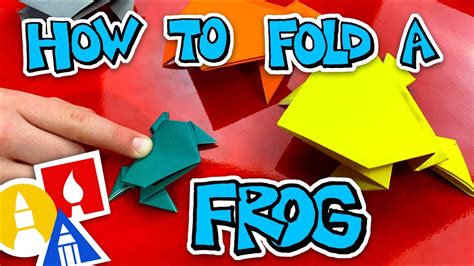 How To Fold An Origami Jumping Frog Youtube