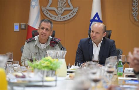 Naftali bennett was born in haifa in 1972. Defense Minister Naftali Bennett (Right) and IDF Chief of ...