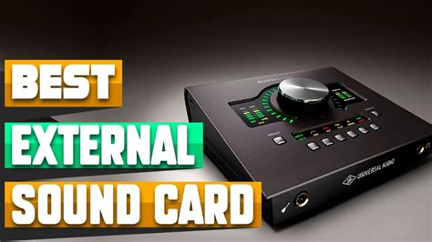Top 10 External Sound Cards Best For Ever Youtube