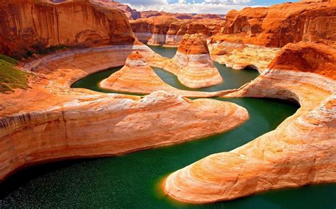 Landscape Nature Rock Formation Grand Canyon River Wallpaper