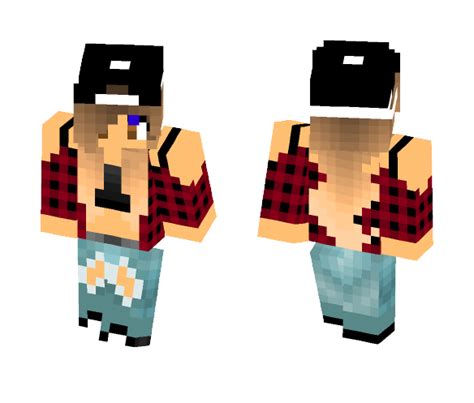 Get Cute Girl With Crop Top Minecraft Skin For Free Superminecraftskins